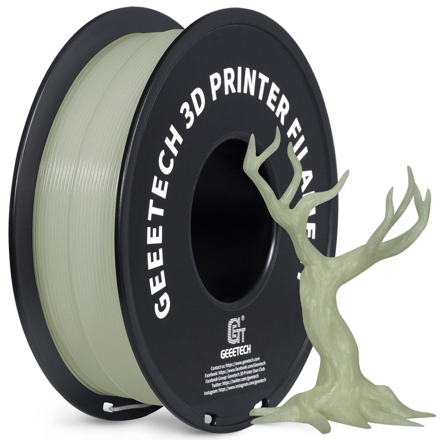 GEEETECH Luminous PLA Filament - 3D Printing Nylon review and price